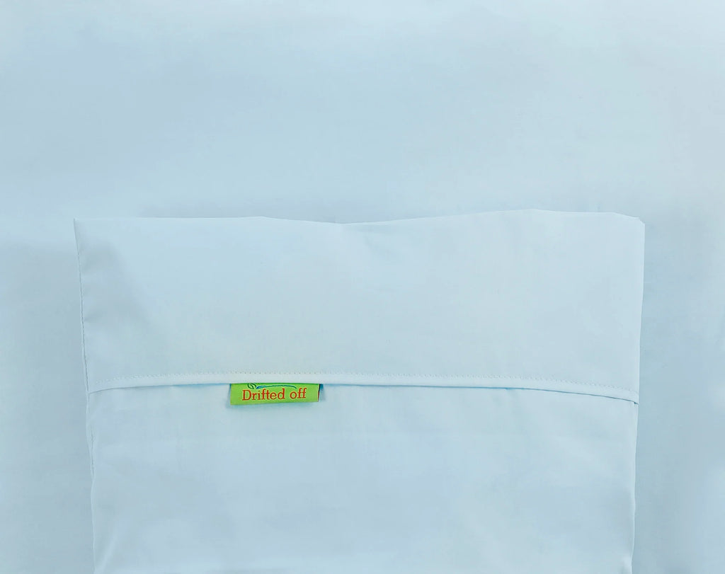 Horizon Motorhome - Melaleuca and Casuarina Single Bed Sheets Sky Fitted Bottom Sheet