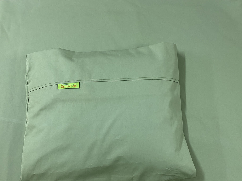 Queen Sheet Sets - Fitted Bottom sheet, Top sheet and 2 pillowcases Sage Fitted Bottom Sheet